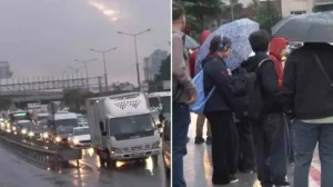 İstanbul güne yağmurla başladı: Anadolu Yakası’nda trafik yoğunluğu yüzde 83’e çıktı