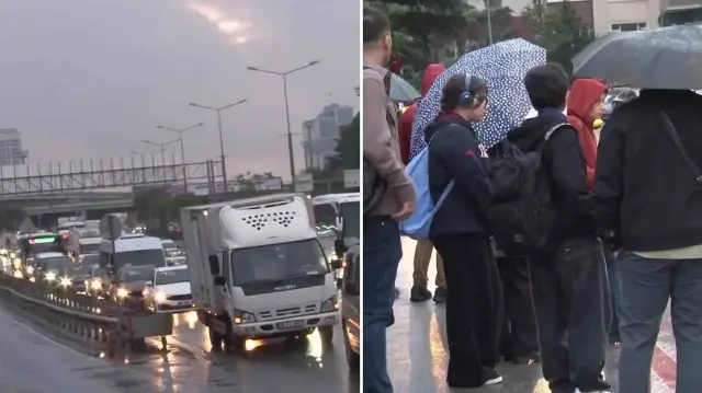 İstanbul güne yağmurla başladı: Anadolu Yakası’nda trafik yoğunluğu yüzde 83’e çıktı
