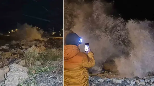 Karadeniz’de dalgaların boyu 8 metreyi aştı: Rüzgarın hızı hızı 75 kilometreye ulaştı