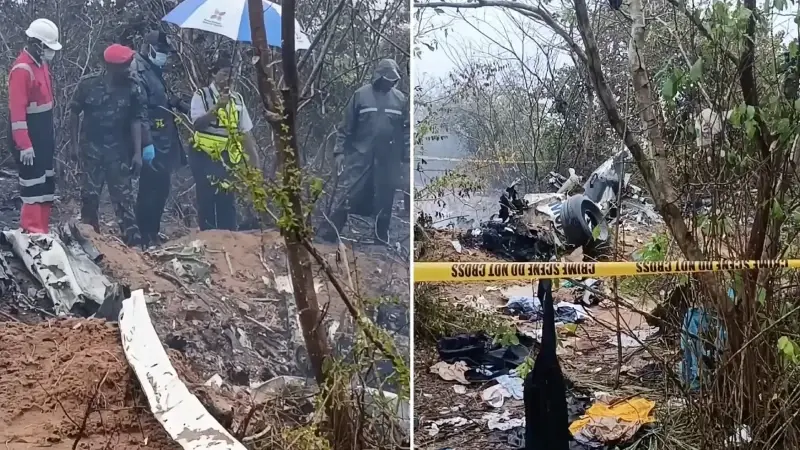 Kenya’da bir uçağın düşmesi sonucu 11 kişi öldü