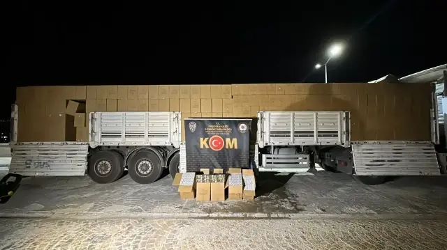 Kırşehir’de 980 kolu boş makaron ele geçirildi