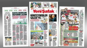 Konteynerler Gazze’ye