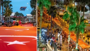 Mersin’de 102 metre uzunluğunda Türk bayrağıyla yürüyüş yapıldı