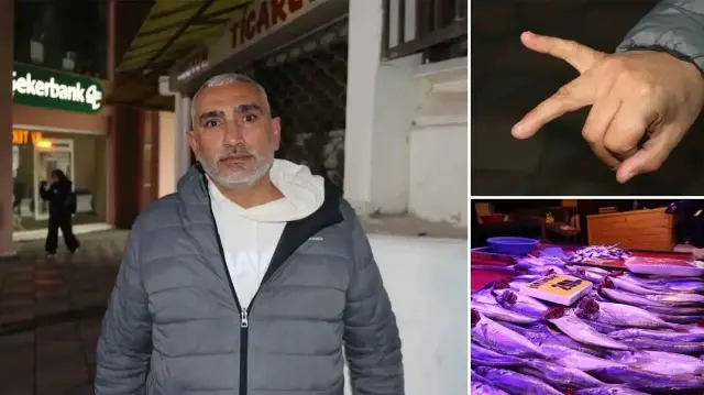 Müşteriyi balıkla dövdüler: İade etmek istedi parmağından oldu