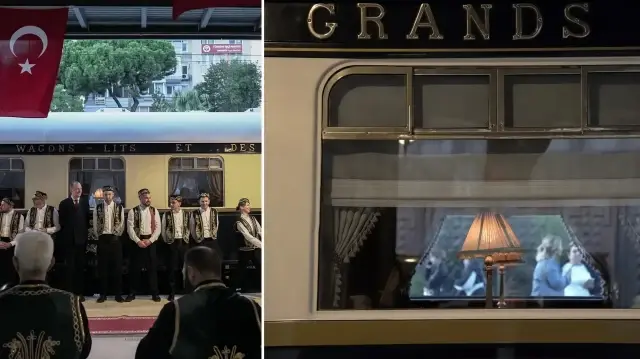 Paris’ten yola çıkan Orient Express yılın ikinci seferi için İstanbul’a geldi