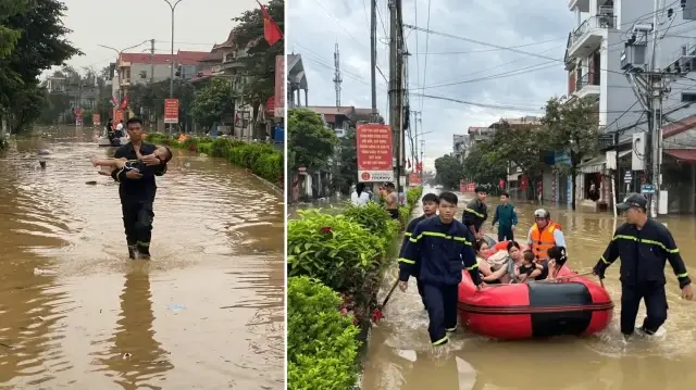 Vietnam’da şiddetli yağmurların ardından kurtarma çalışmaları devam ediyor
