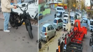 Aksaray’da otomobilin çarptığı elektrikli bisiklet sürücüsü yaralandı