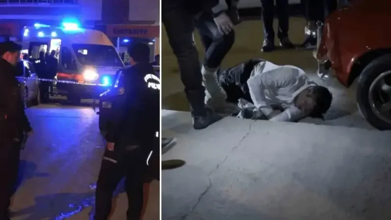 Aksaray’da yol ortasında palalı saldırı: Bir kişi yaralandı