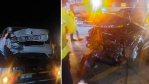 Balıkesir’de zincirleme kaza: Bir kişi yaralandı