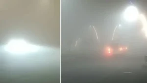 Batman’da yoğun sis: Görüş mesafesi beş metreye kadar düştü