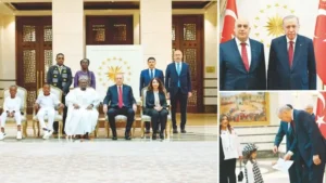 Beş ülkenin büyükelçisinden güven mektubu