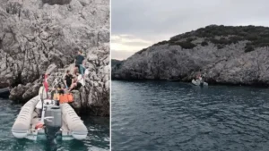 Bodrum’da bot kayalıklara çarptı: Yaralılar var