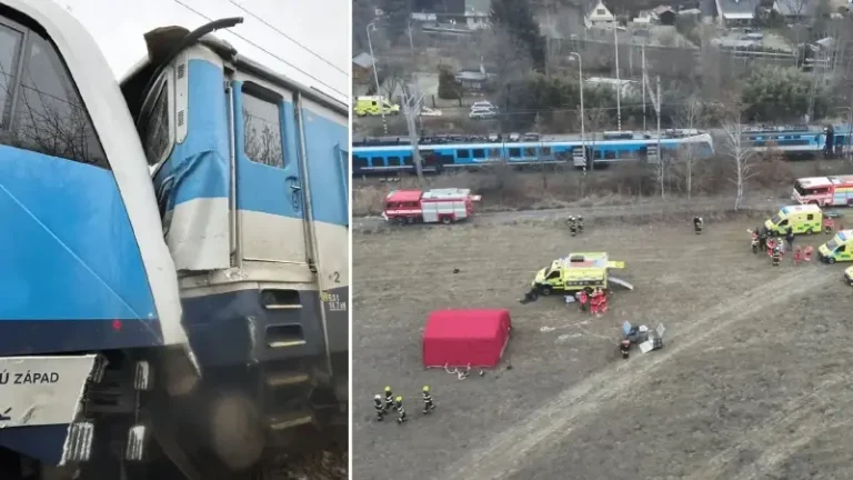 Çekya’da tren kazası: 40 kişi yaralandı