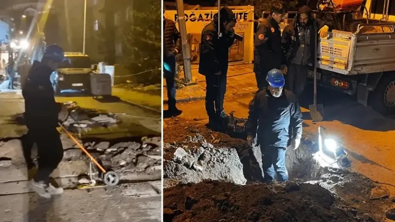Doğal gaz sızıntısı ihbarı ekipleri alarma geçirdi