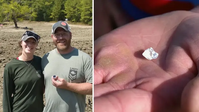 Doğum gününde geziye çıkan aile elmas buldu: 2.79 karat olduğu ortaya çıktı