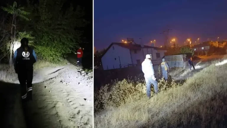 Elazığ’da kayıp otizmli çocuğu arama çalışmaları 72’nci saatte de gece boyunca sürüyor