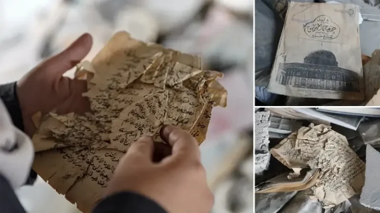 Gazze’de yok olan yazılı mirasın izleri enkaz arasında aranıyor
