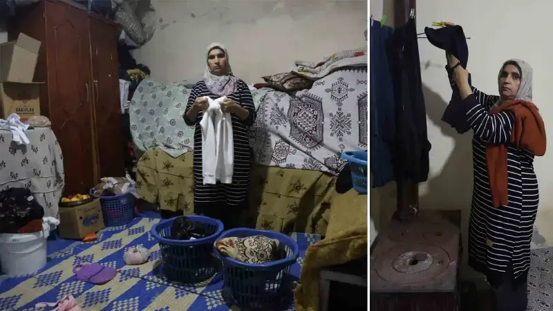 Hatay’da dram dolu bir hayat: Meryem’in tek hayali mavi boyalı bir oda