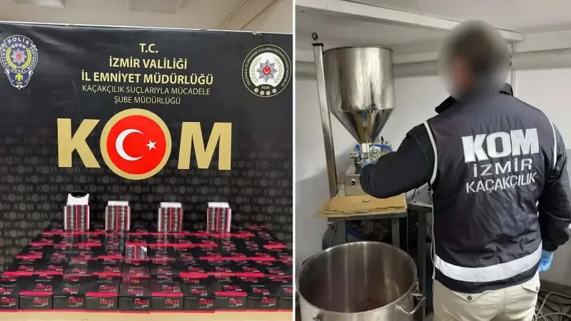 İzmir merkezli kaçak ve sahte ürün operasyonu: 15 milyon TL’lik mal ele geçirildi