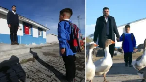 Kars’ta ilk atandığı köyde tek öğrencisini geleceğe hazırlıyor