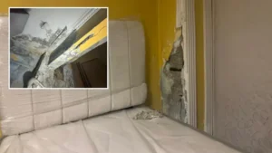 Kocaeli’de kolonları çatlayan 4 katlı bina tahliye edildi