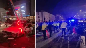 Polisten kaçarken kaza yaptı: Yaralılar var