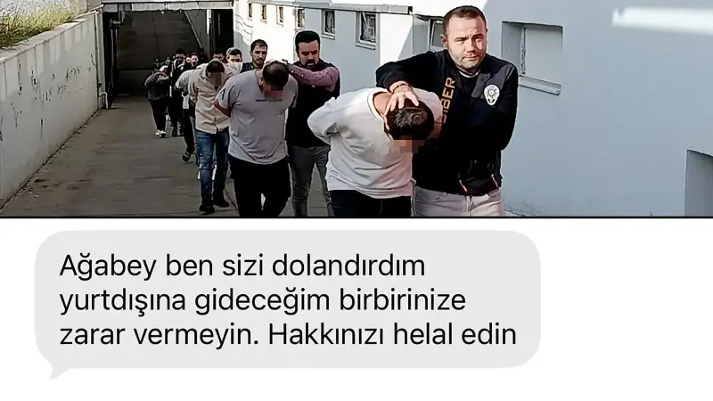 Sazan sarmalı yöntemiyle dolandırdı: ‘Birbirinize zarar vermeyin’ mesajı ile helallik istedi