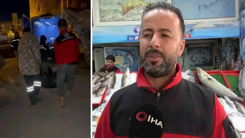 Tam 2 buçuk saatte 4 kişi yakaladı: 115 kiloluk dev kılıç balığının fiyatı şaşırttı