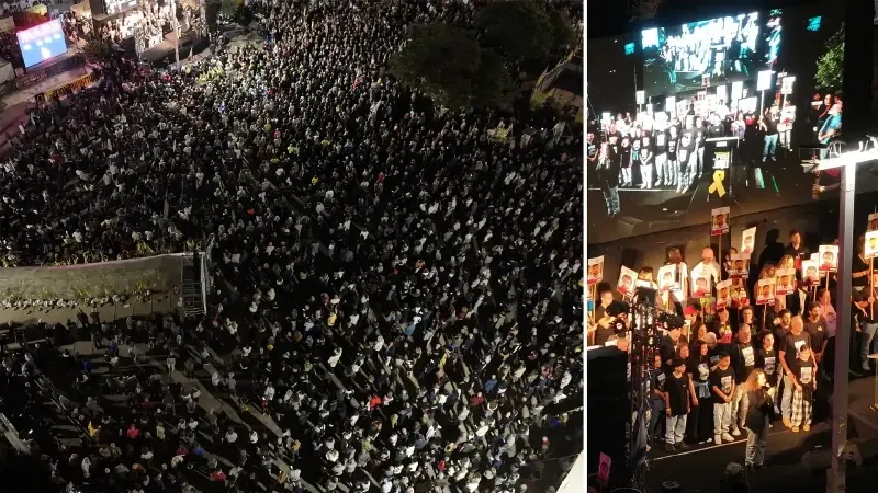 Tel Aviv’de gösteri düzenlendi
