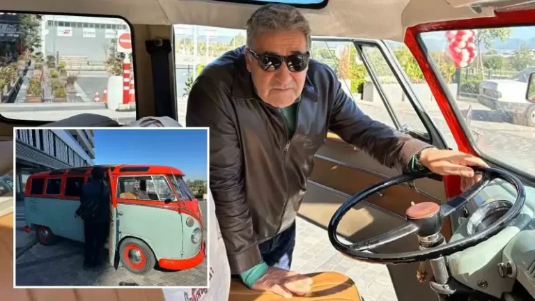 Türkiye’nin tek ‘Samba’sı: Dünyada çok nadir bulunan araca 40 yıldır gözü gibi bakıyor