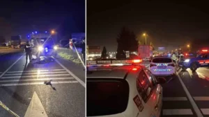 Yolun karşısına geçerken kamyonetin çarptığı kadın hayatını kaybetti