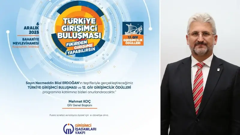 12. GİV Girişimcilik Ödülleri Bahariye Mevlevihanesi’nde sahiplerini buluyor