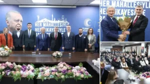 AK Parti Başakşehir İlçe Başkanlığında devir teslim: Yeni İlçe Başkanı Feti Ahmet Balin oldu