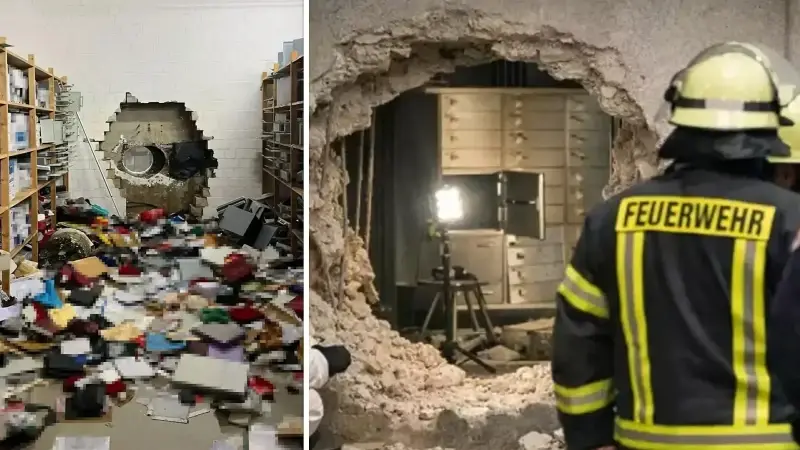Almanya’da fimleri aratmayan hırsızlık: Duvar delip 30 milyon euro çaldılar
