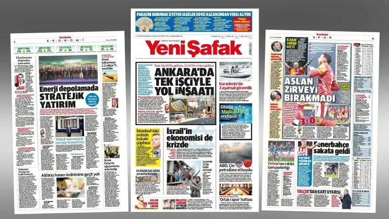 Ankara’da tek işçiyle yol inşaatı