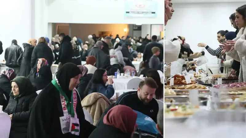Avusturya’nın başkenti Viyana’da Gazze için kermes düzenlendi