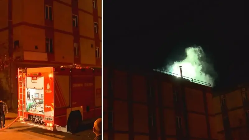 Başakşehir’de ayakkabı imalathanesinde çıkan yangın söndürüldü