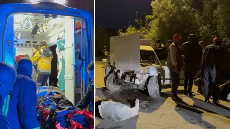 Beton bloğa çarpan Tofaş hurdaya döndü: Bir kişi yaralandı