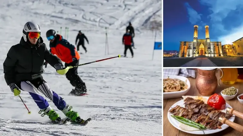 Beyaz masalın başkenti Palandöken