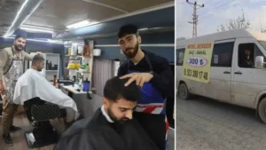 Bu da mobil berber: Bir ‘Alo’ ile geliyor VİP hizmet veriyor