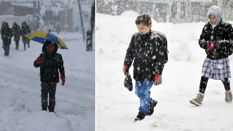 Bu illerde okullar tatil edildi