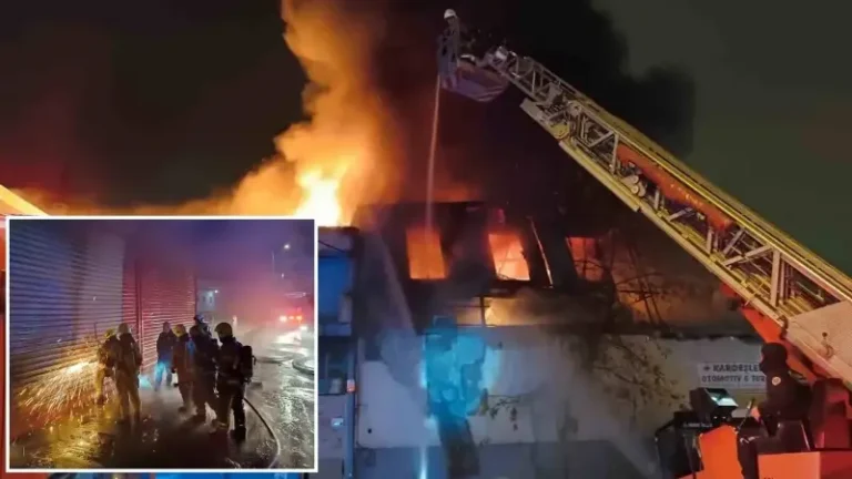 Bursa’da iş yeri yangını: Alevler çevredeki işletmelere sıçradı