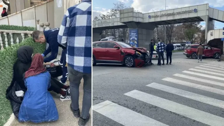 Bursa’da kavşakta feci kaza: Beş kişi yaralandı