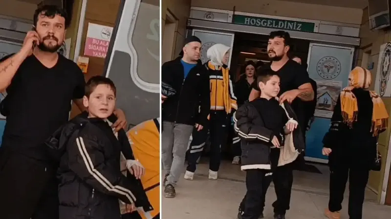 Bursa’da nacakla oynayan çocuğun parmağı kopma noktasına geldi