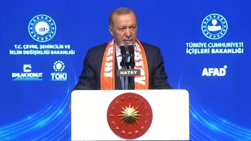 Cumhurbaşkanı Erdoğan konuşuyor