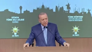 Cumhurbaşkanı Erdoğan konuşuyor