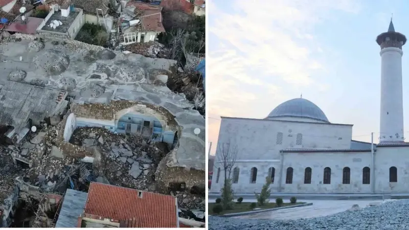 Depremde yerle bir olan Habibi Neccar Cami restorasyon çalışmalarıyla yeniden hayat buldu