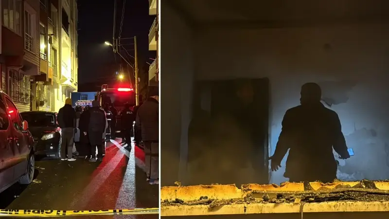 Elazığ’da yangın paniği: Apartmanda çıkan yangında 2 kişi dumandan etkilendi