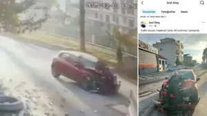 Eski eşiyle evli polis memuruna otomobille çarpıp fotoğrafını çekti: Gözaltına alındı