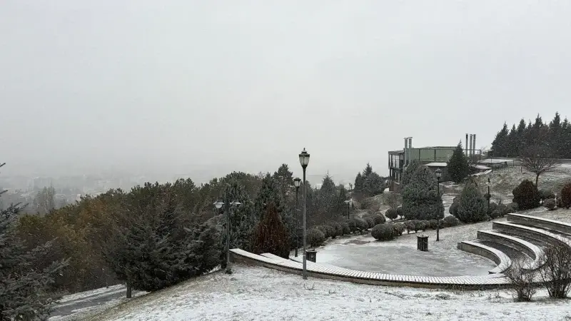 Eskişehir’de kar yağışı